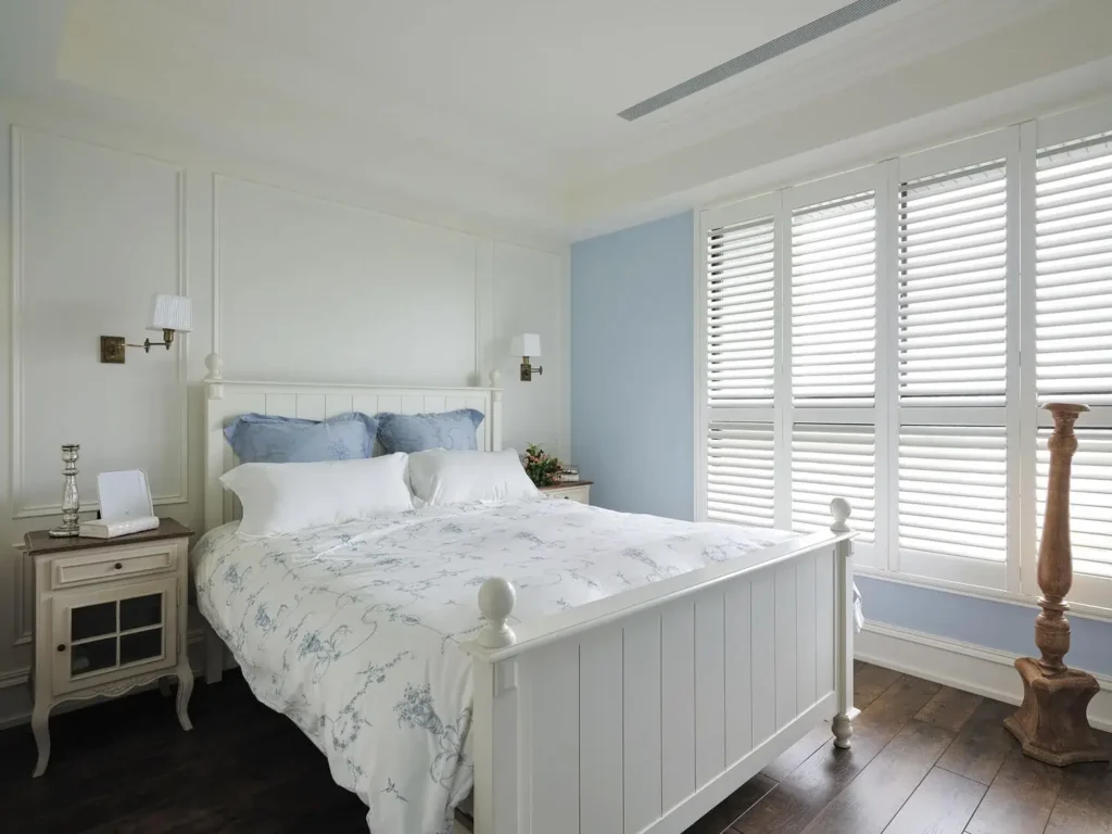 Shutter in bedroom