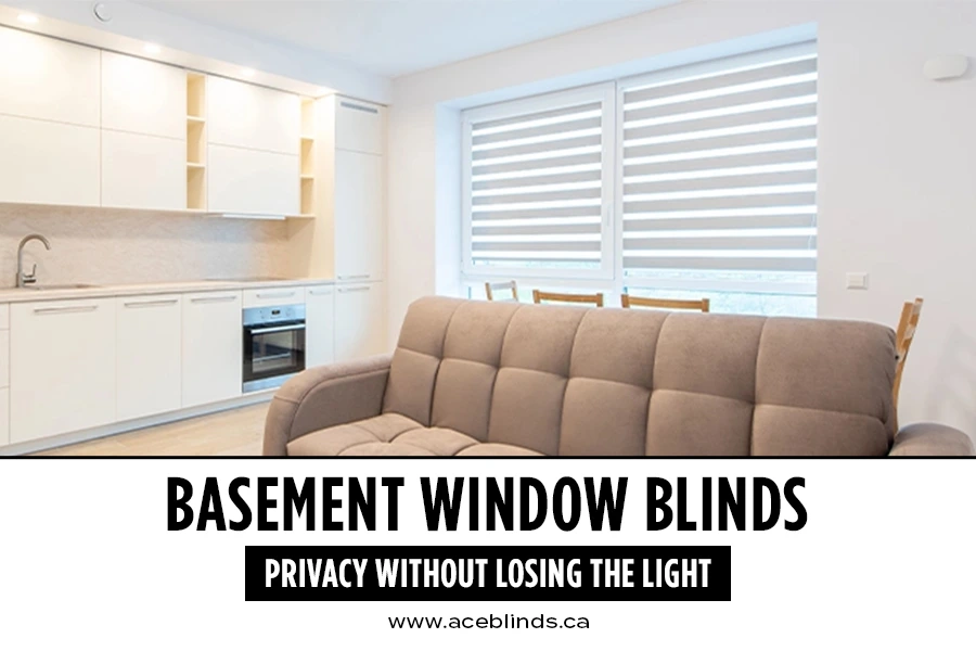 basement window blinds